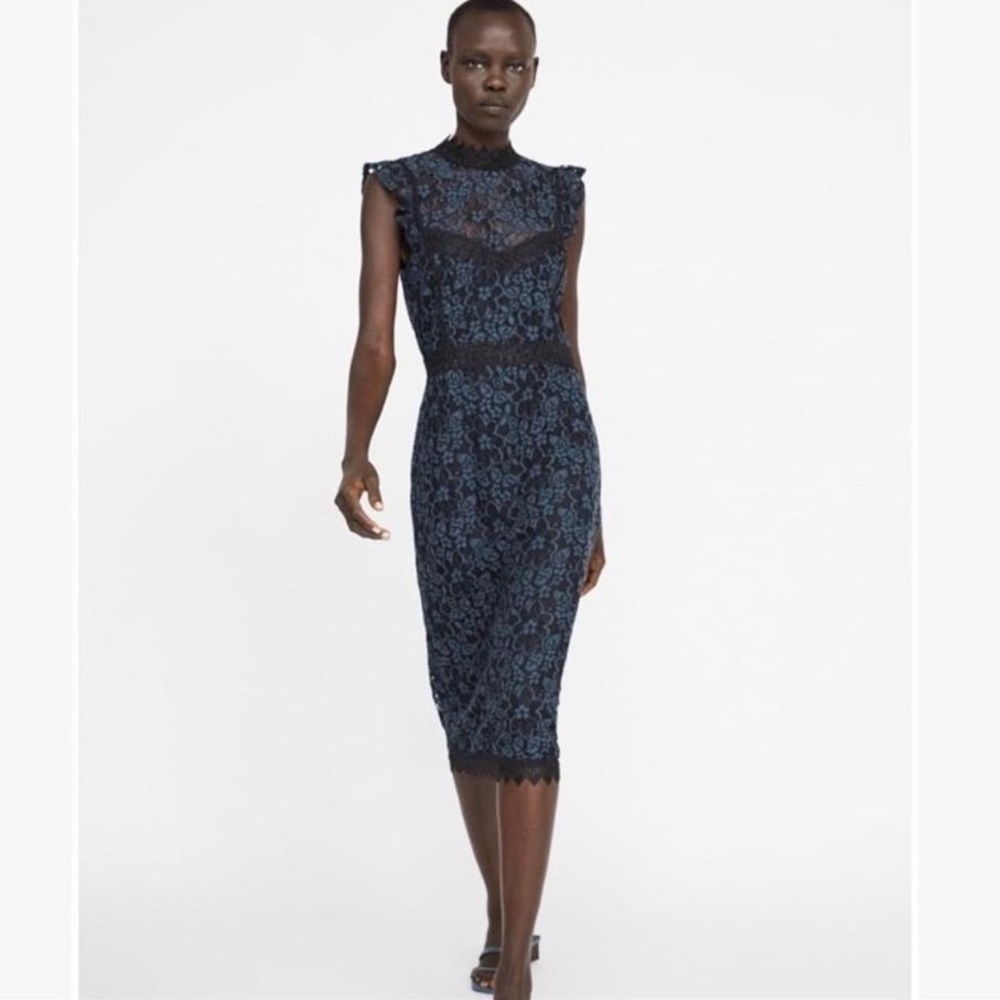Gorgeous Zara lace midi dress
